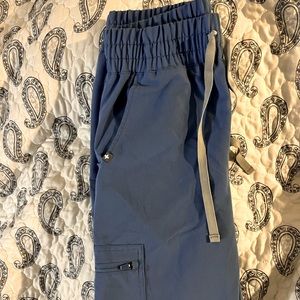 Figs XS light blue jogger scrubs, wore once. Perfect condition